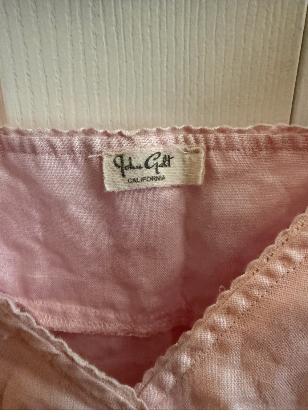 Brandy Melville Pale Pink Linen Spaghetti Strap Tank - Picture 3 of 4